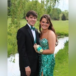 Emerald Green Party Dress